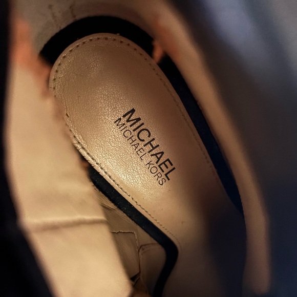 Black Peep-Toe Ankle Boots - Picture 7 of 10